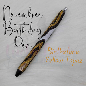November Birthday Pen