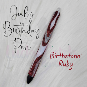 July Birthday Pen