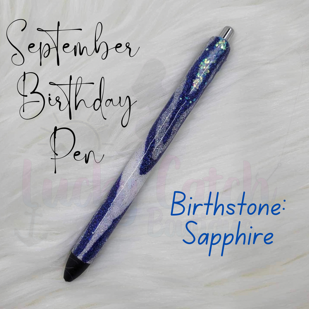 September Birthday Pen