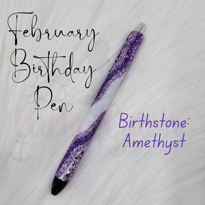 February Birthday Pen