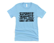 Load image into Gallery viewer, Wholesale Expensive &amp; Indecisive Graphic Tee - Ocean
