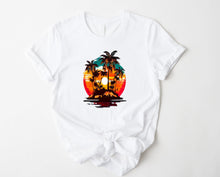 Load image into Gallery viewer, Wholesale Island Sunset Graphic Tee - Sunset
