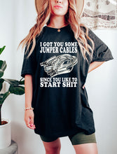 Load image into Gallery viewer, Wholesale Jumper Cables Graphic Tee - Black
