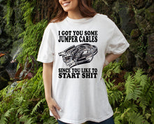 Load image into Gallery viewer, Wholesale Jumper Cables Graphic Tee - White
