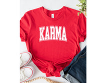 Load image into Gallery viewer, Wholesale Karma Graphic Tee - Black Sweatshirt
