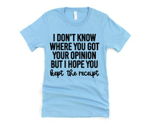 Load image into Gallery viewer, Wholesale Kept the Receipt Graphic Tee - White
