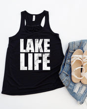 Load image into Gallery viewer, Wholesale Lake Life Distressed Graphic Tee - Aqua Tee
