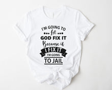 Load image into Gallery viewer, Wholesale Let God Graphic Tee - Grey
