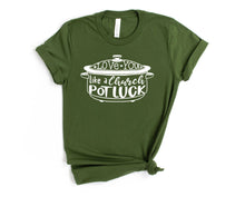 Load image into Gallery viewer, Wholesale Love You Like a Church Potluck Graphic Tee - Maroon
