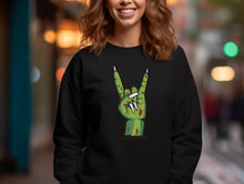 Load image into Gallery viewer, Wholesale Monster Rock On Graphic Tee - Black Sweatshirt
