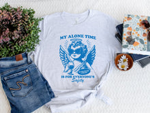 Load image into Gallery viewer, Wholesale My Alone Time Graphic Tee - White Tee
