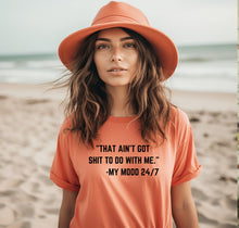 Load image into Gallery viewer, Wholesale My Mood Graphic Tee - Coral
