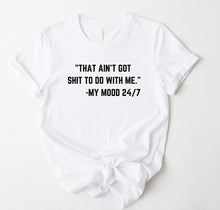 Load image into Gallery viewer, Wholesale My Mood Graphic Tee - white
