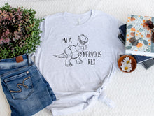 Load image into Gallery viewer, Wholesale Nervous Rex Graphic Tee - Ash Tee
