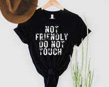 Load image into Gallery viewer, Wholesale Not Friendly Graphic Tee - White
