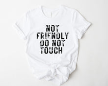Load image into Gallery viewer, Wholesale Not Friendly Graphic Tee - Gold
