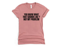Load image into Gallery viewer, Wholesale Not My Problem Graphic Tee - Grey Tee
