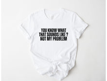 Load image into Gallery viewer, Wholesale Not My Problem Graphic Tee - Muave Tee
