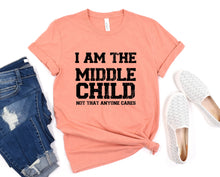 Load image into Gallery viewer, Wholesale Not That Anyone Cares Graphic Tee - Heathered Prism Sunset
