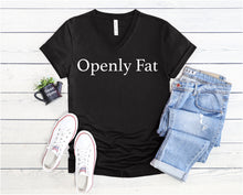 Load image into Gallery viewer, Wholesale Openly Fat Graphic Tee - Black Tee
