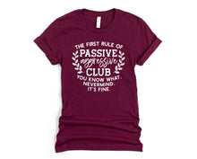Load image into Gallery viewer, Wholesale Passive Aggressive Graphic Tee - Maroon
