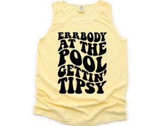 Load image into Gallery viewer, Wholesale Pool Getting Tipsy - Comfort Colors Butter Tank
