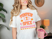 Load image into Gallery viewer, Wholesale Preppy Pumpkin Season Graphic Tee - White Short sleeve
