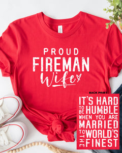 Proud Fireman Wife