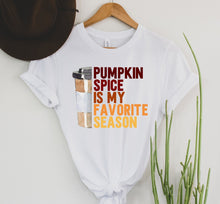 Load image into Gallery viewer, Wholesale Pumpkin Spice Season Graphic Tee - White
