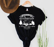 Load image into Gallery viewer, Wholesale Camp Quityourbitchin Graphic Tee - Black
