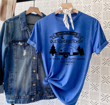Load image into Gallery viewer, Wholesale Camp Quityourbitchin Graphic Tee - White
