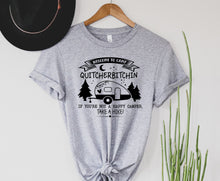 Load image into Gallery viewer, Wholesale Camp Quityourbitchin Graphic Tee - Blue
