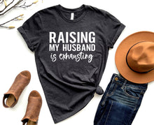Load image into Gallery viewer, Wholesale Raising My Husband Graphic Tee - Black Sweatshirt
