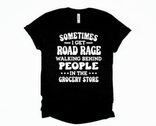 Load image into Gallery viewer, Wholesale Road Rage in the Grocery Store Graphic Tee - Black
