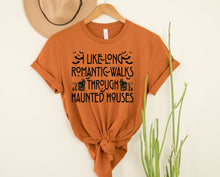 Load image into Gallery viewer, Wholesale Romantic Walks in Haunted Mansions Graphic Tee - Sand
