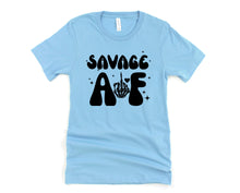 Load image into Gallery viewer, Wholesale Savage AF Graphic Tee - Ocean

