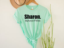 Load image into Gallery viewer, Wholesale Sharon over Karen Graphic Tee - white
