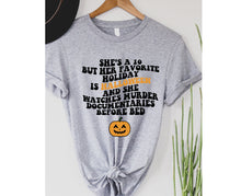 Load image into Gallery viewer, Wholesale She's a 10 But Halloween Graphic Tee - Grey Sweatshirt
