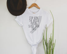 Load image into Gallery viewer, Wholesale Slash Their Tires Graphic Tee - Grey
