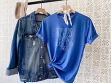 Load image into Gallery viewer, Wholesale Slash Their Tires Graphic Tee - Blue
