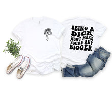 Load image into Gallery viewer, Wholesale Small Dick Energy Graphic Tee - White
