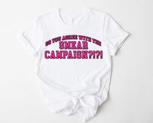 Load image into Gallery viewer, Wholesale Smear Campaign Graphic Tee - White Tee
