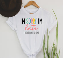 Load image into Gallery viewer, Wholesale Late, didn't want to Graphic Tee - Grey

