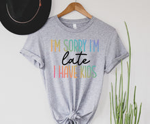 Load image into Gallery viewer, Wholesale Late, kids fault Graphic Tee - Black
