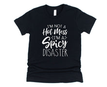 Load image into Gallery viewer, Wholesale Spicy Disaster Graphic Tee - Black

