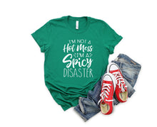 Load image into Gallery viewer, Wholesale Spicy Disaster Graphic Tee - Maroon
