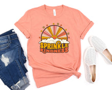 Load image into Gallery viewer, Wholesale Sprinkle Kindness Graphic Tee - Sunset TANK

