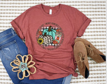 Load image into Gallery viewer, Wholesale The Best of Fall Graphic Tee - Heather Clay
