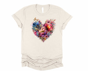 Vintage Floral Heart
