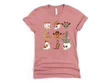 Load image into Gallery viewer, Wholesale Western Halloween Graphic Tee - Mauve
